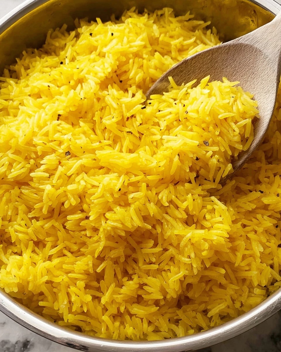 Garlic Turmeric Rice Recipe - Recipe Image