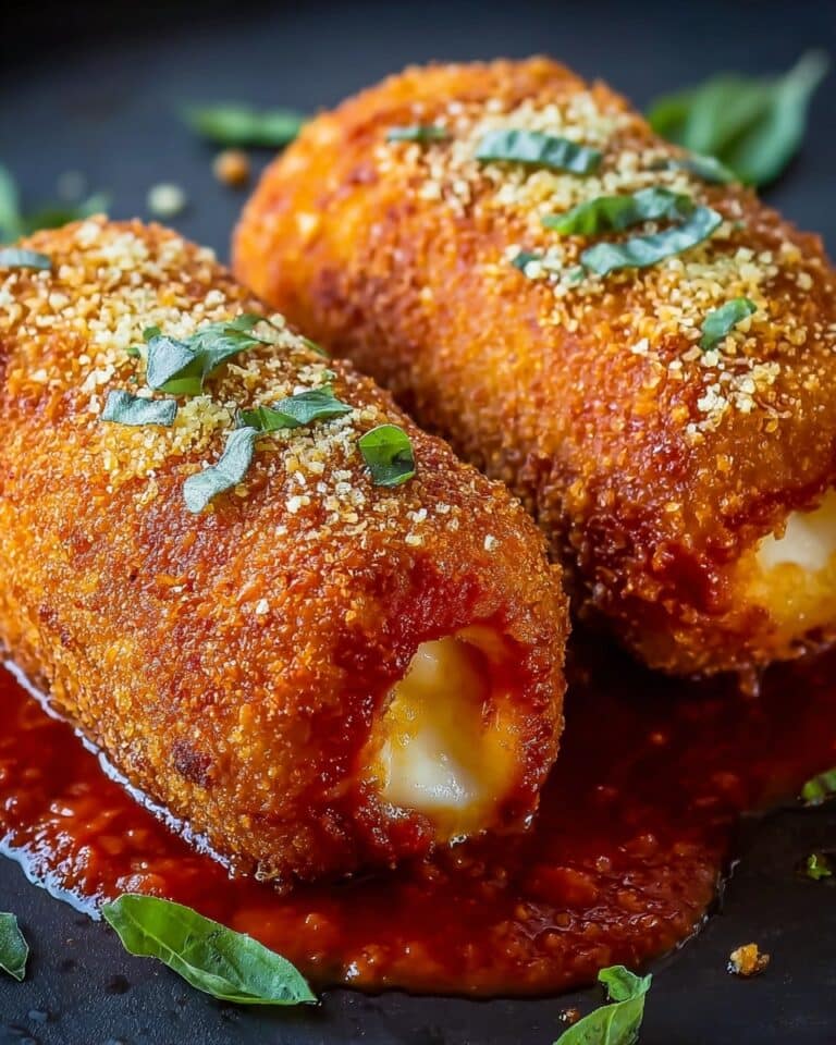 Crispy Chicken Parmesan Rolls Recipe