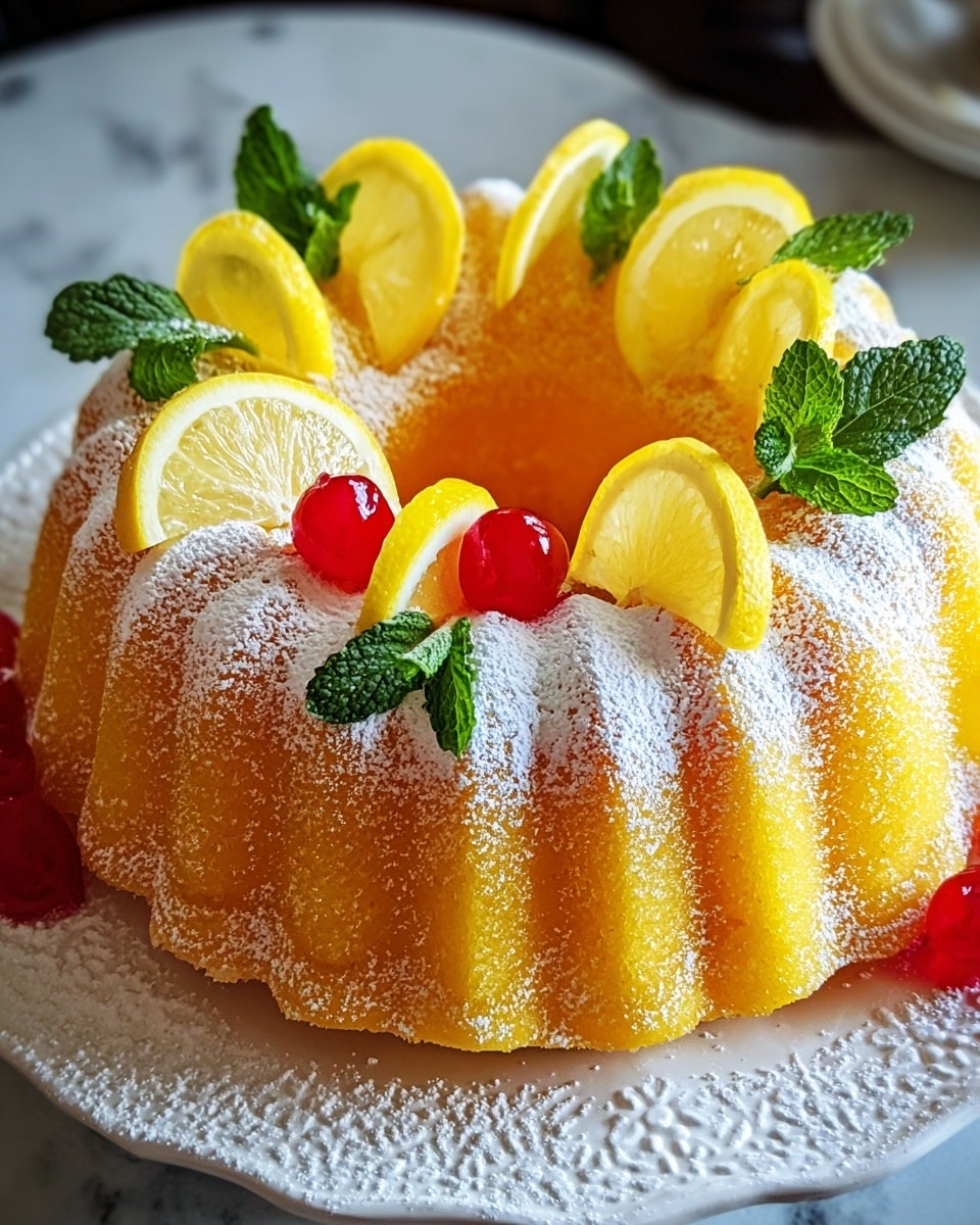 Extreme Lemon Bundt Cake Recipe - Recipe Image