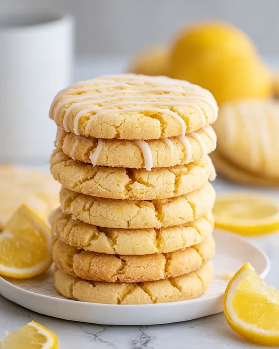 Gluten-Free Almond Flour Lemon Cookies Recipe - Recipe Image