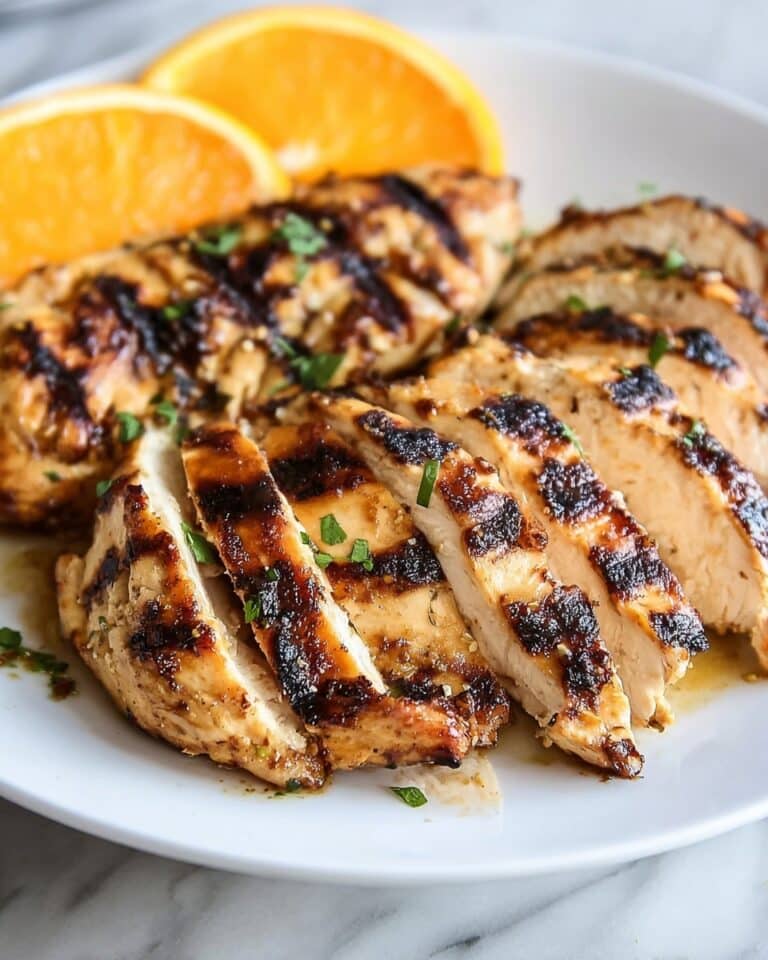 Grilled Orange Honey Chicken Recipe