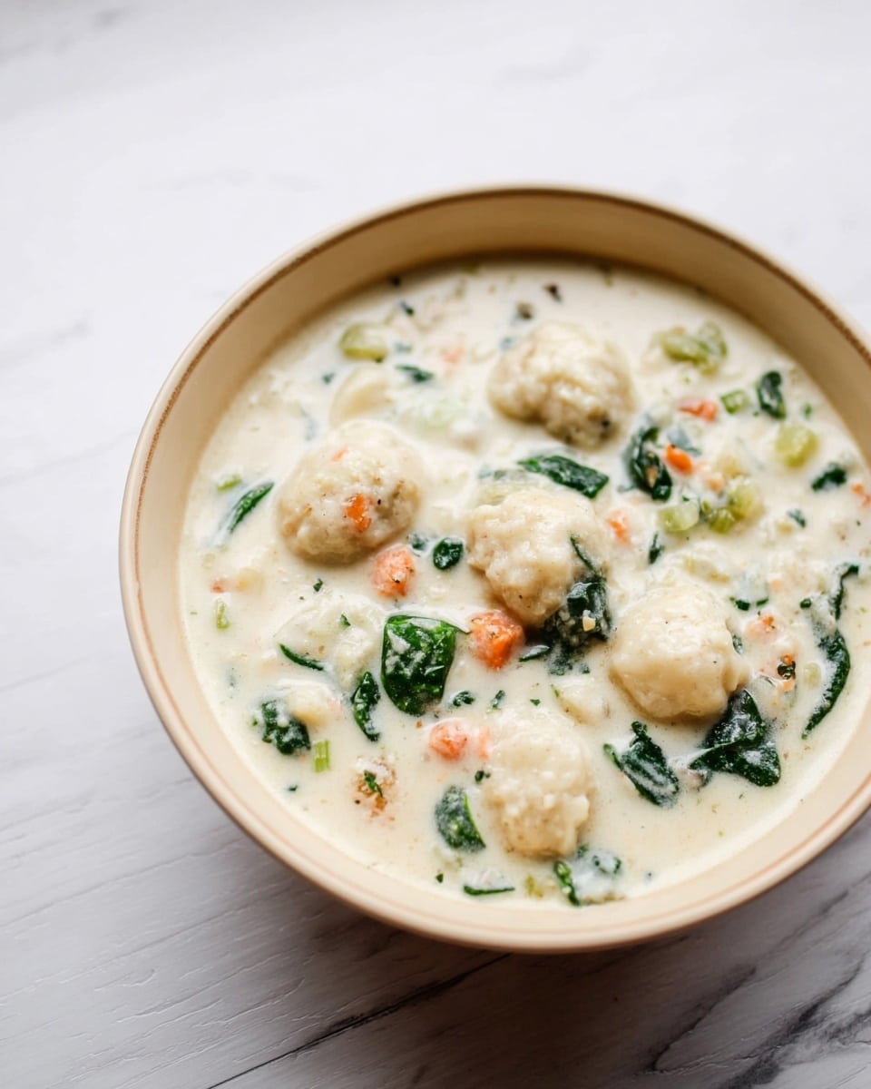 Chicken Florentine Soup: A Creamy Delight Bursting with Flavor Recipe - Recipe Image