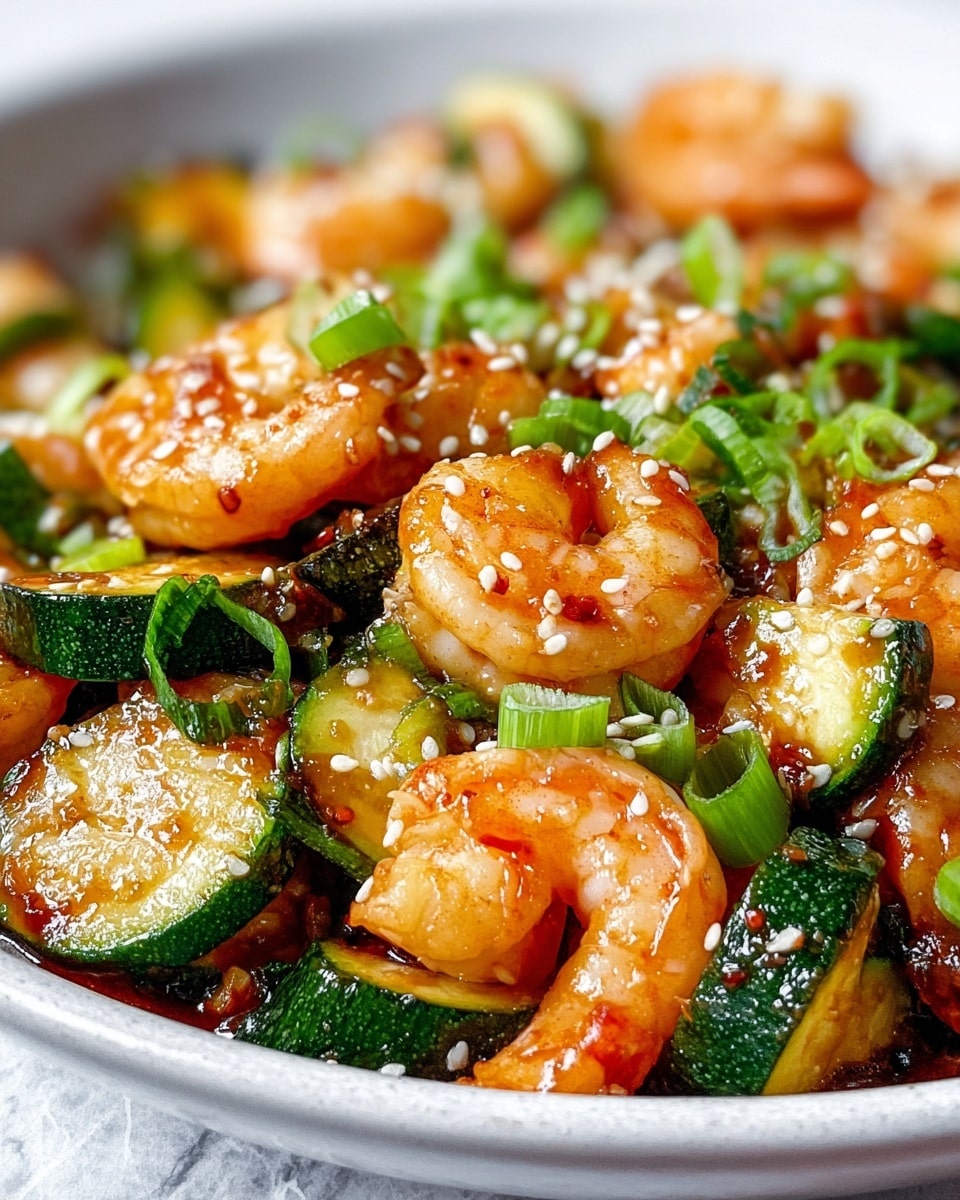 Shrimp and Zucchini Stir Fry with Homemade Teriyaki Recipe