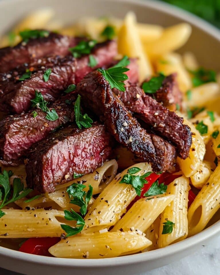 One-Pot Zesty Steak Pasta Recipe