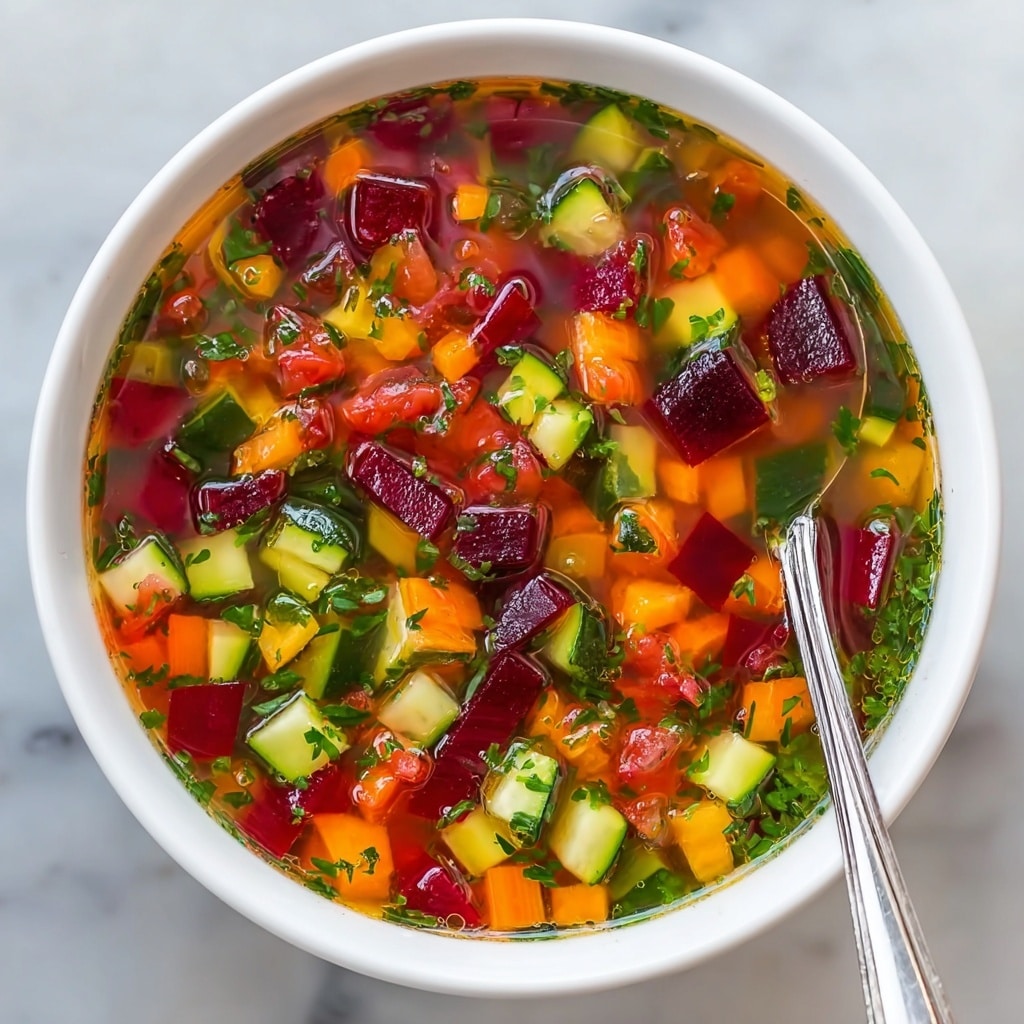 Rainbow Vegetable Detox Soup Recipe - Recipe Image
