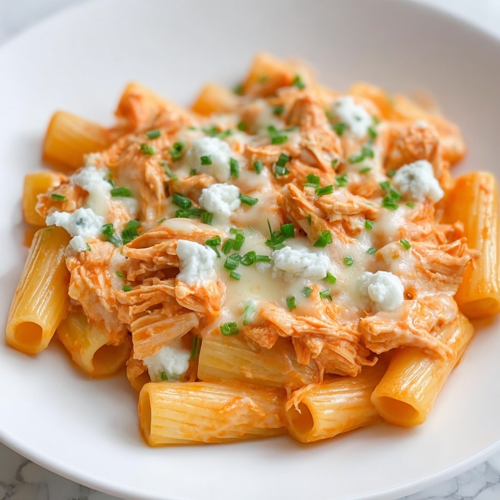 Buffalo Chicken Pasta Recipe - Recipe Image