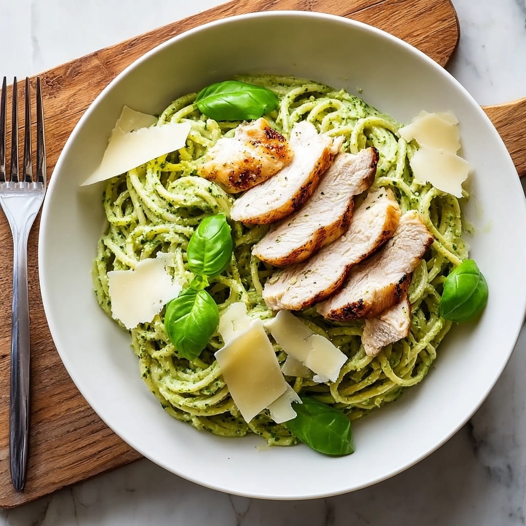 Creamy Avocado Chicken Pasta Recipe - Recipe Image