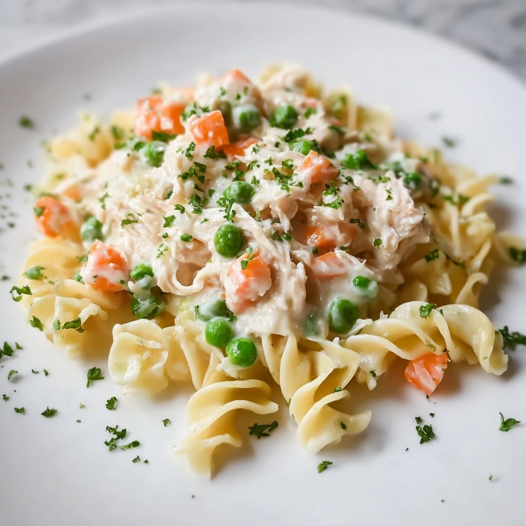 Spring Chicken Noodle Skillet Recipe - Recipe Image
