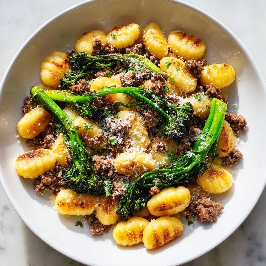 Sheet Pan Gnocchi Bake with Sausage and Broccolini Recipe - Recipe Image