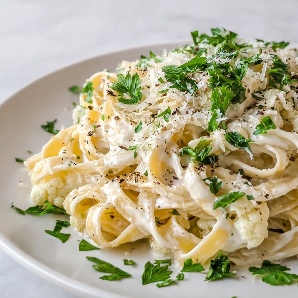 Roasted Cauliflower Alfredo Recipe - Recipe Image