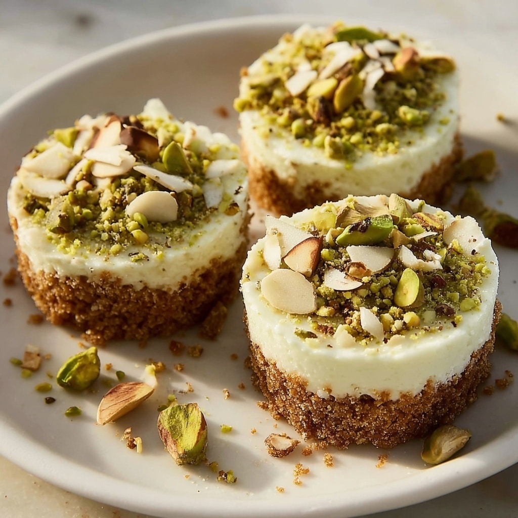 Creamy Pistachio Cheesecake Bites Recipe - Recipe Image