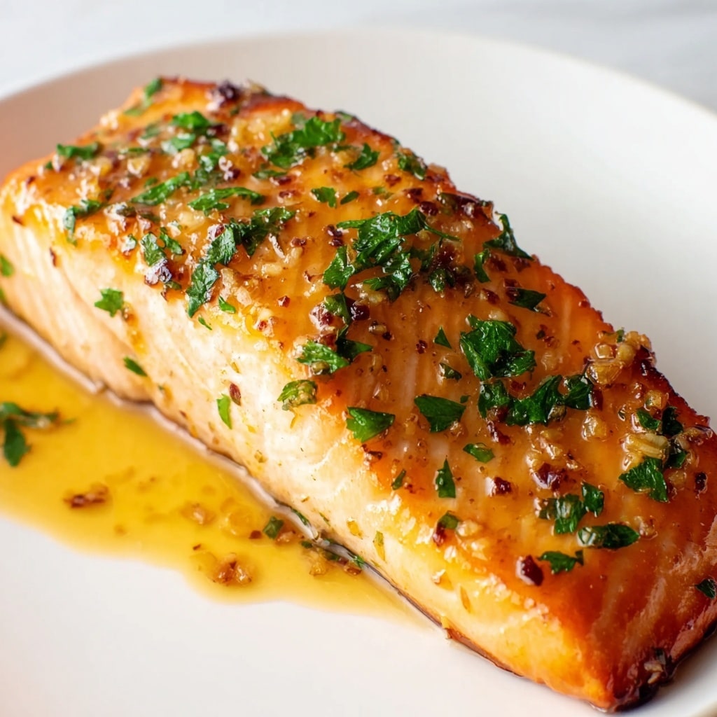 Honey Garlic Glazed Salmon Recipe - Recipe Image