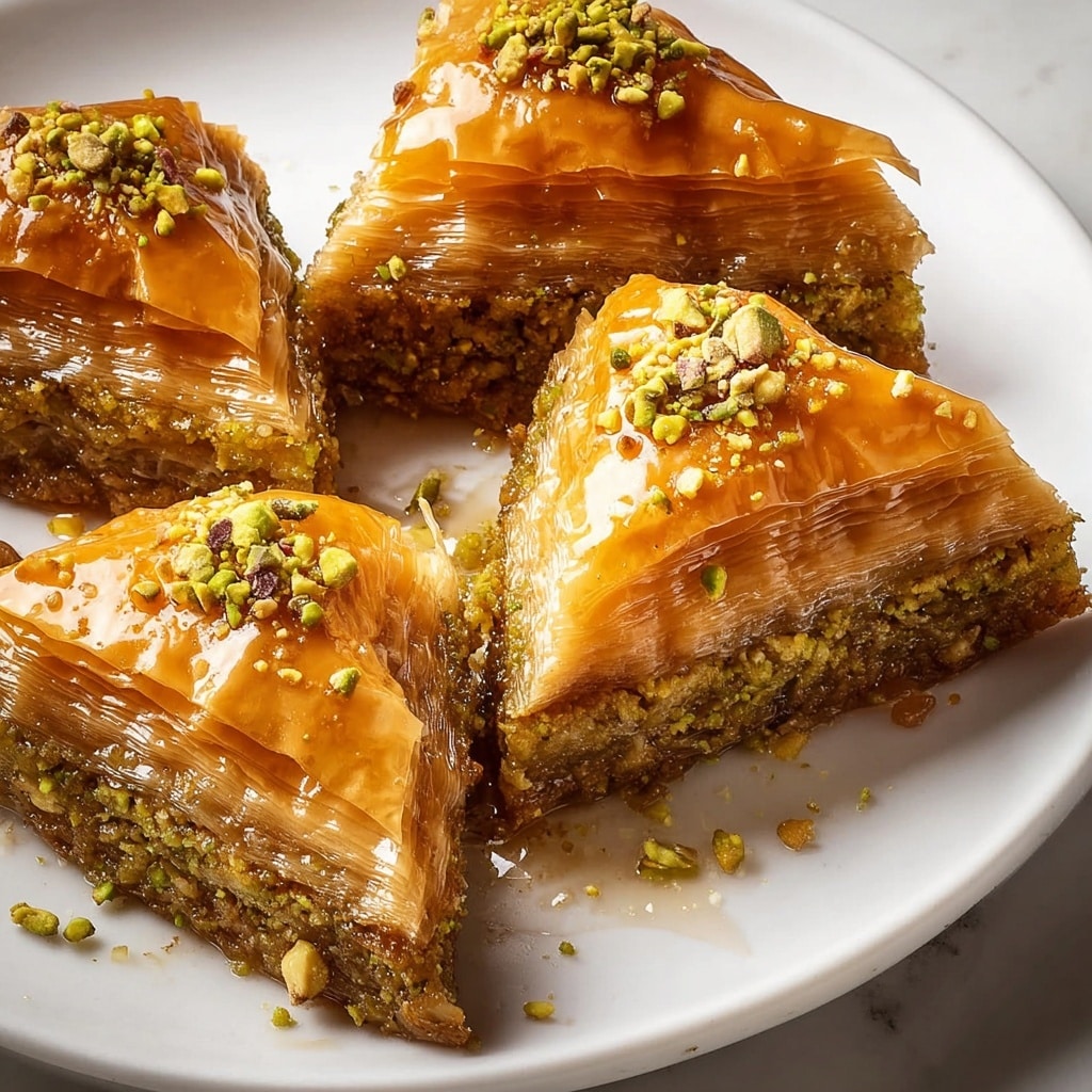Turkish Hazelnut Pistachio Baklava Recipe - Recipe Image