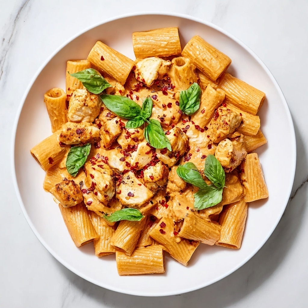 Spicy Vodka Chicken Pasta Recipe - Recipe Image