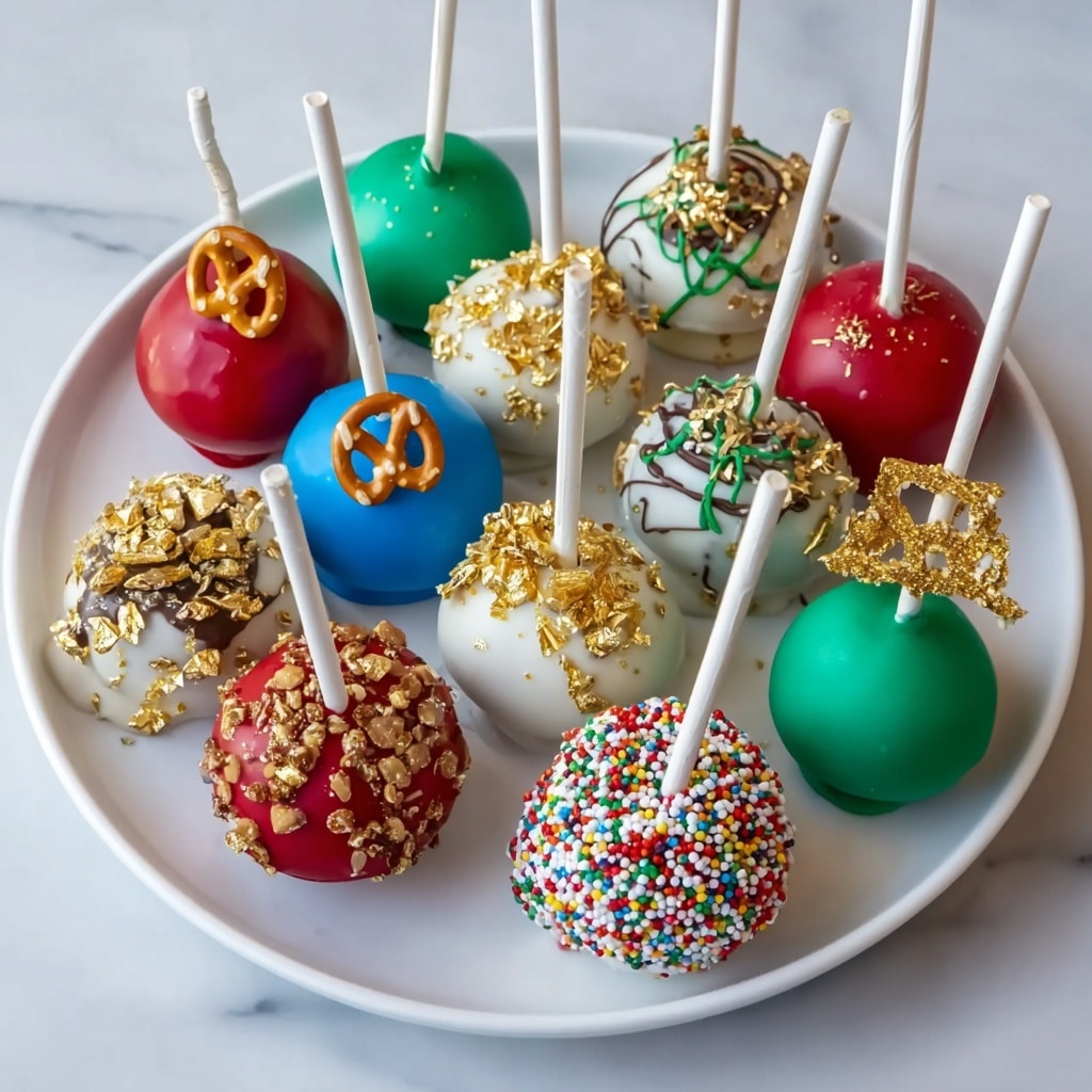 Ornament Ball Cake Pop Display Recipe - Recipe Image