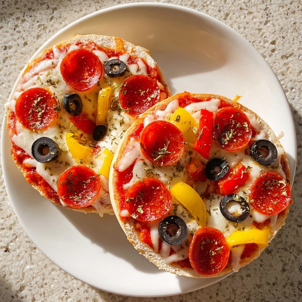 Mini Bagel Pizzas Recipe - Recipe Image