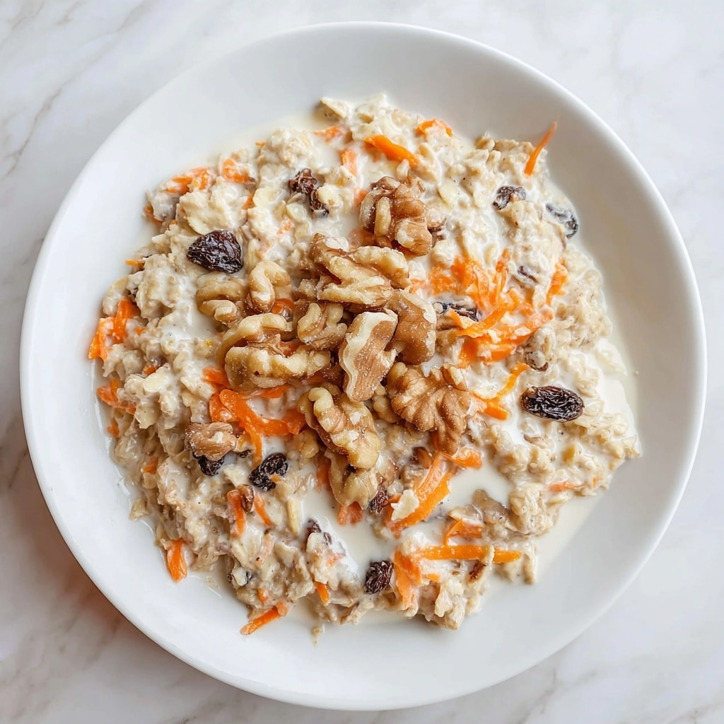 Carrot Cake Overnight Oats Recipe - Recipe Image