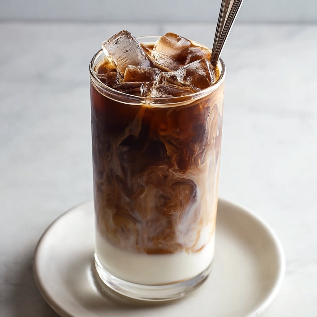 Chocolate Cracking Iced Latte Recipe - Recipe Image