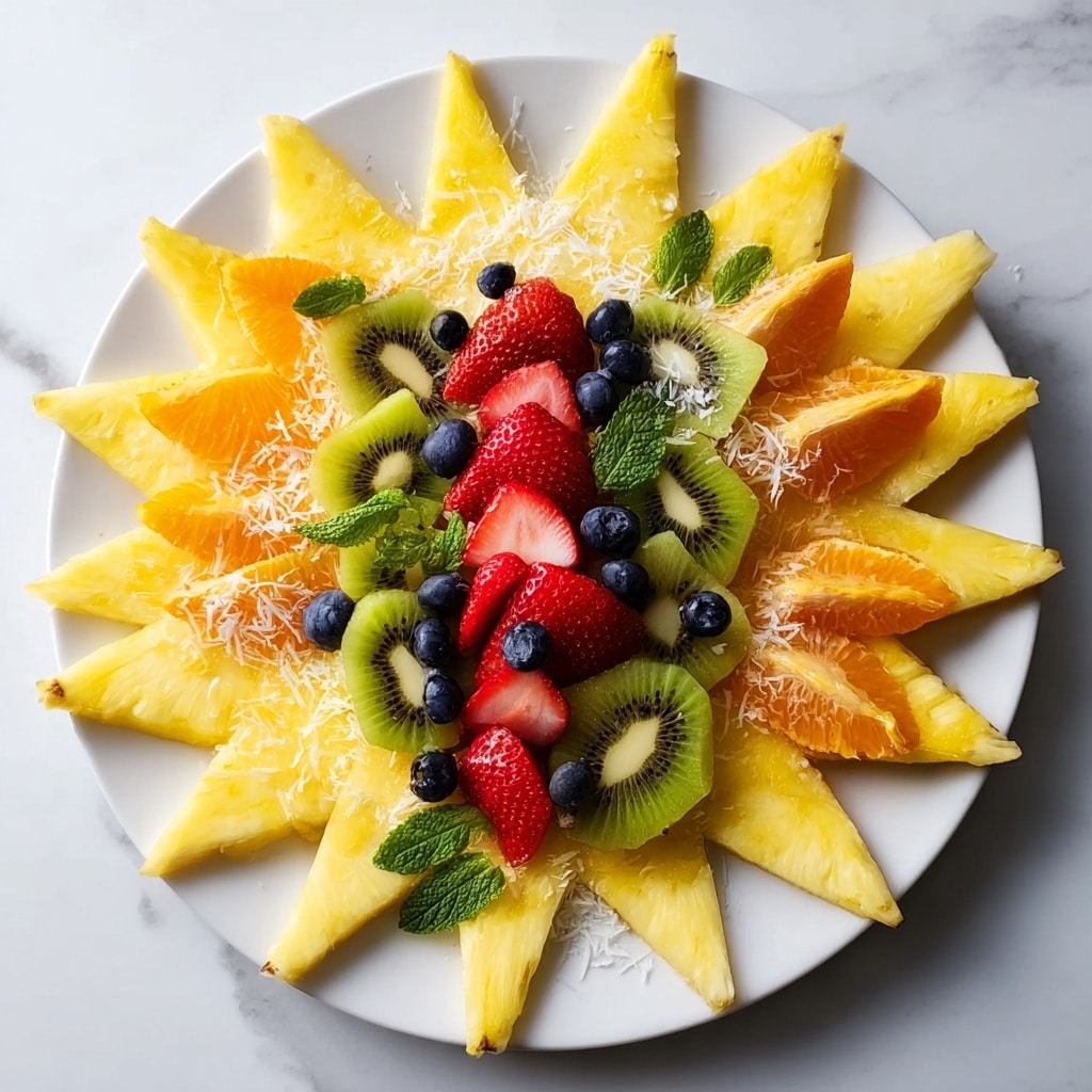 Tropical Pineapple Fruit Platter Recipe - Recipe Image