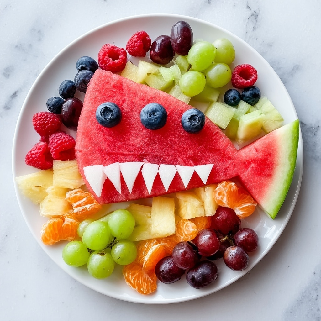 Watermelon Shark Fruit Board Recipe - Recipe Image