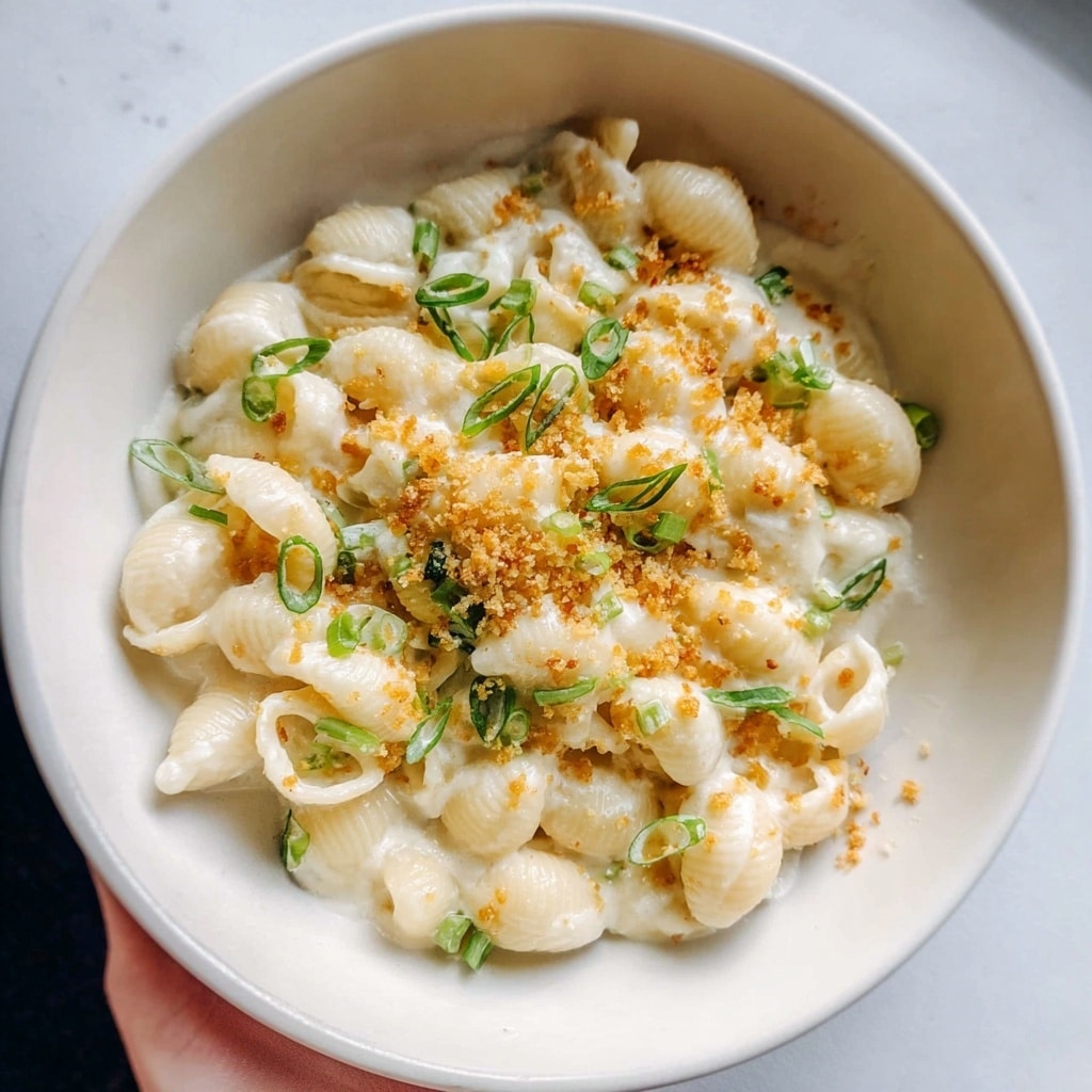 Japanese Inspired Creamy Miso Ditalini Recipe - Recipe Image