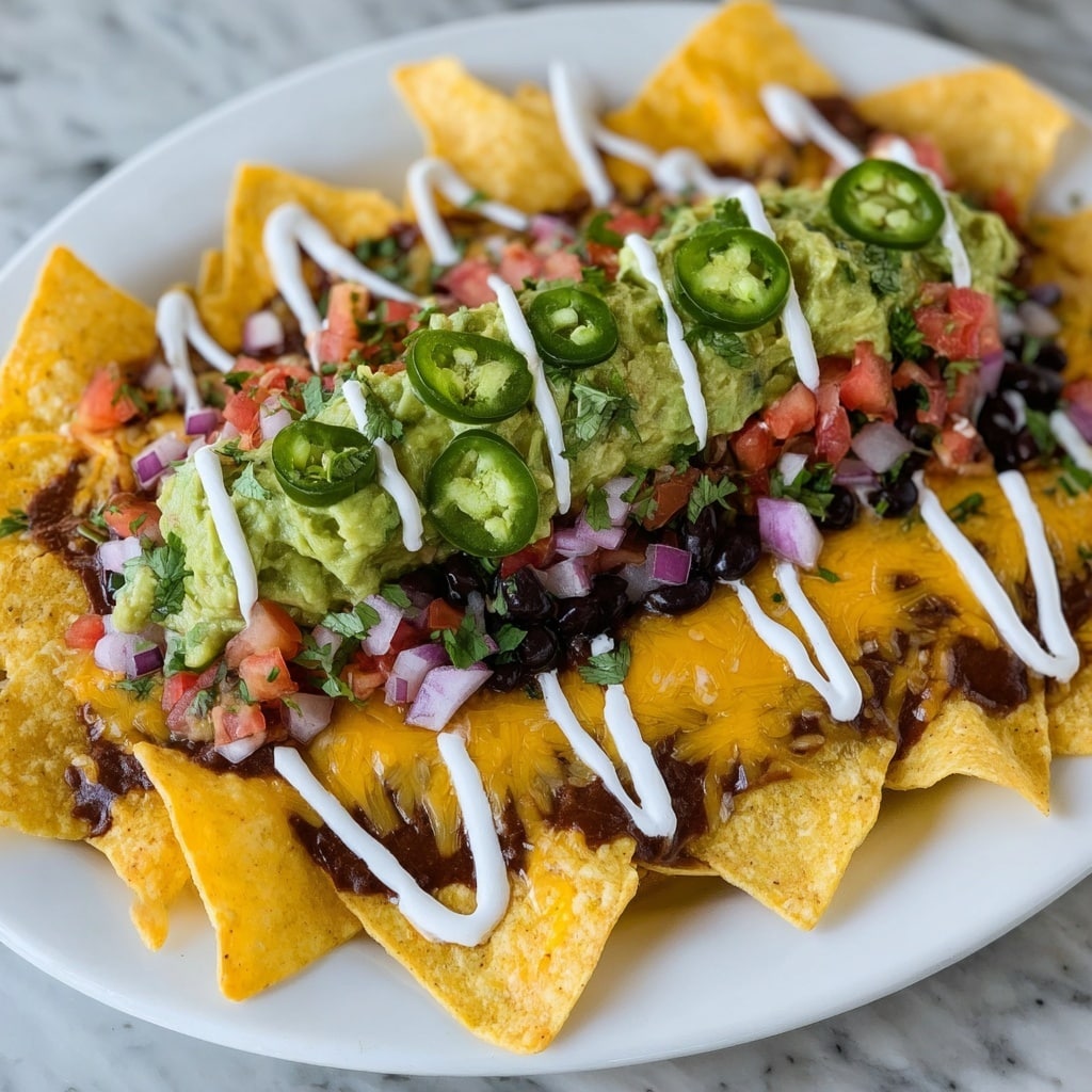 Football Field Nacho Platter Recipe - Recipe Image