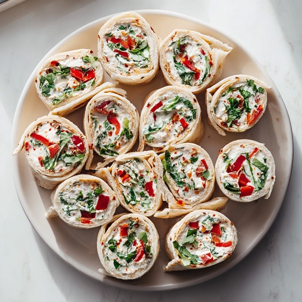 Christmas Scarf Tortilla Roll-Ups Recipe - Recipe Image