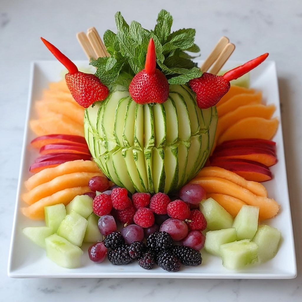 Dragon-Shaped Fruit Tray Recipe - Recipe Image