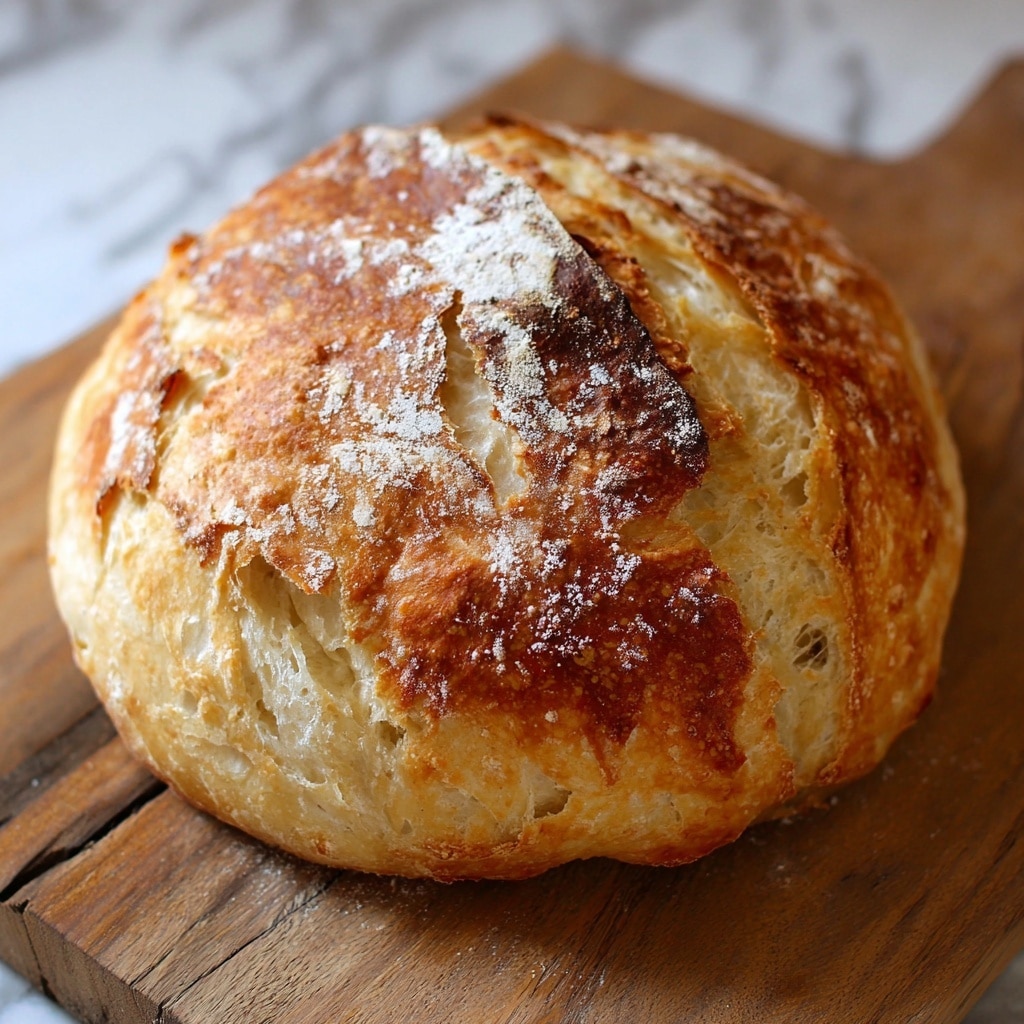 Easy No-Knead Artisan Bread Recipe - Recipe Image