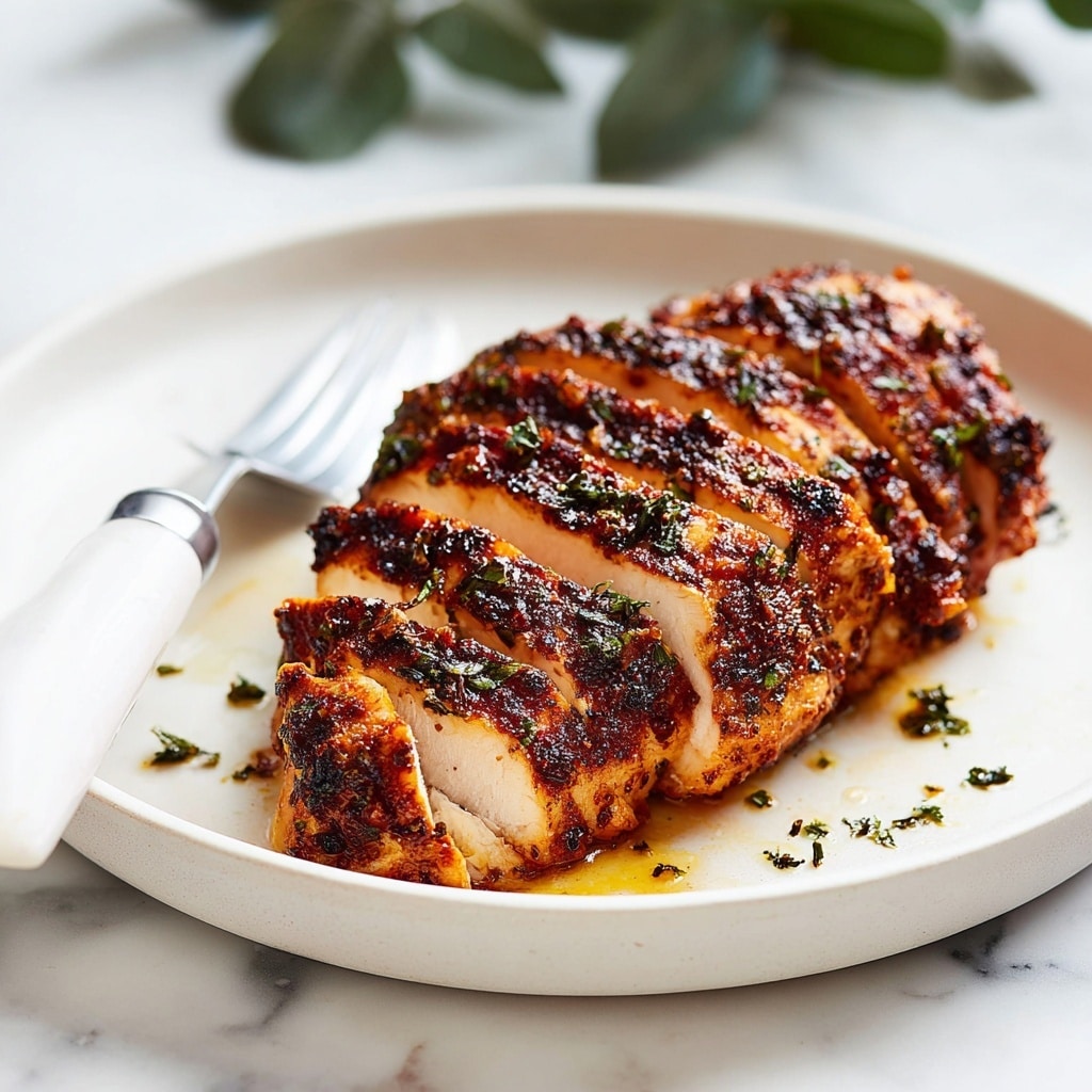 Oven Baked Chicken Breasts with Brown Sugar and Chili Powder Recipe - Recipe Image