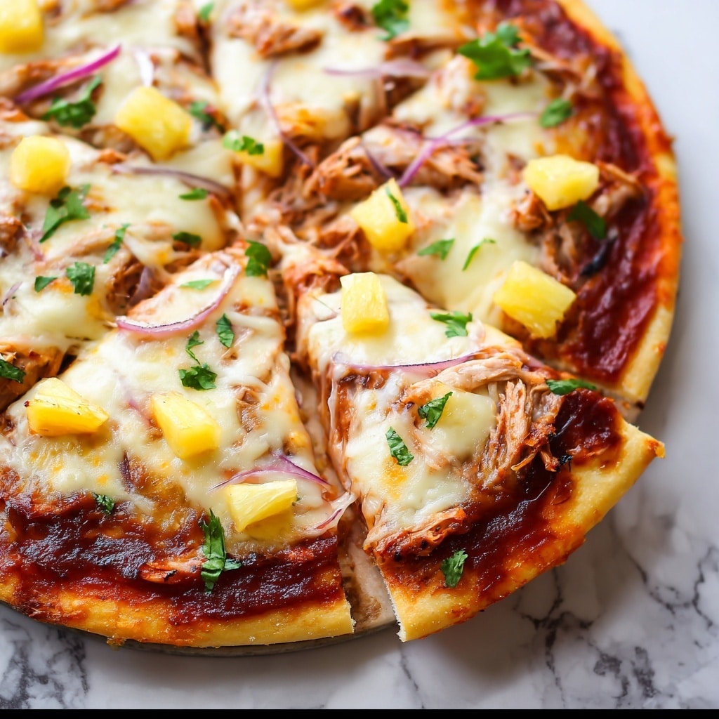 Hawaiian BBQ Chicken Pizza Recipe - Recipe Image