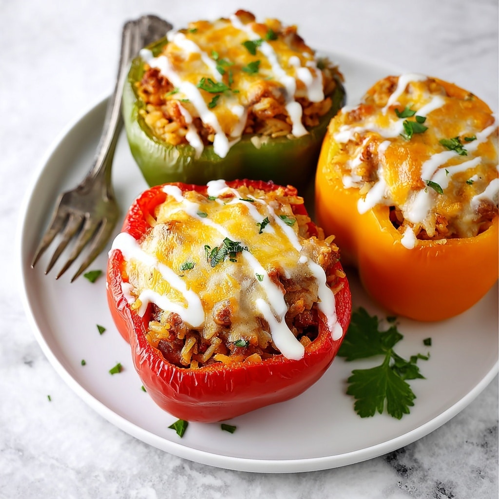 Crock Pot Stuffed Bell Peppers Recipe - Recipe Image