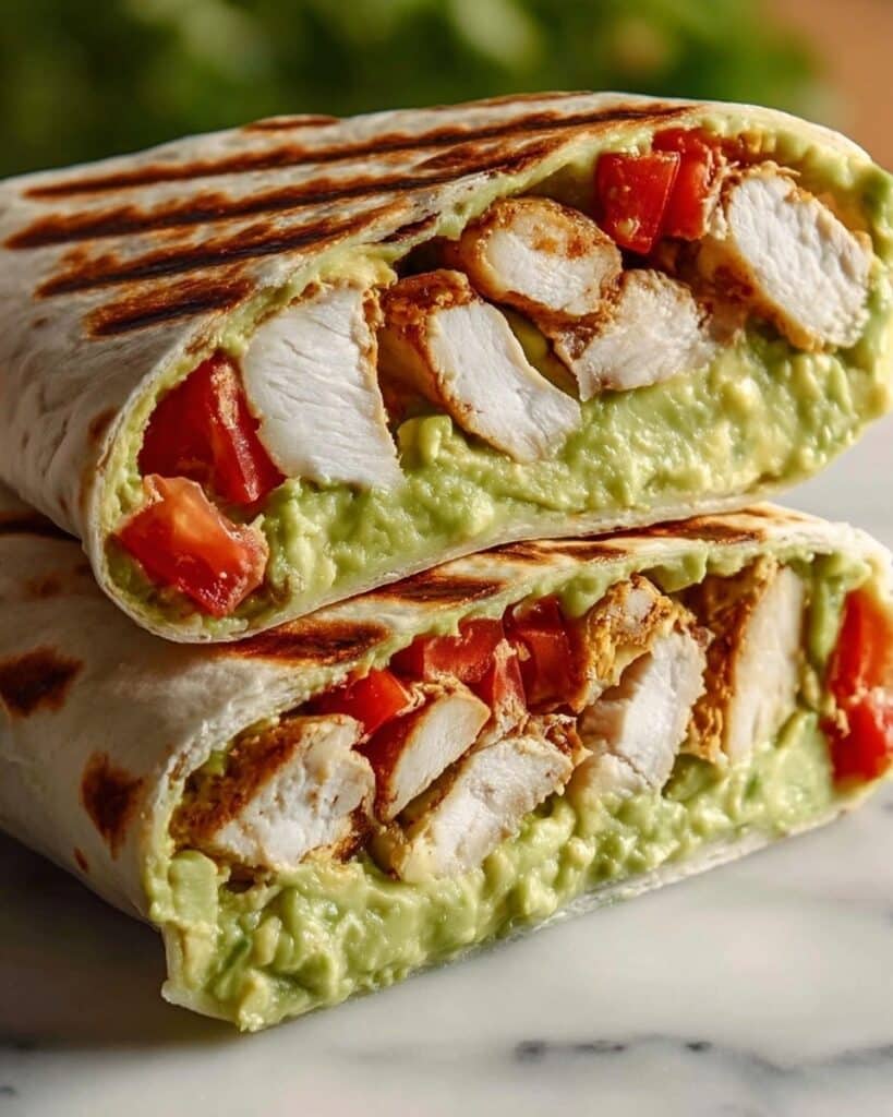 Guacamole Chicken Wraps Recipe