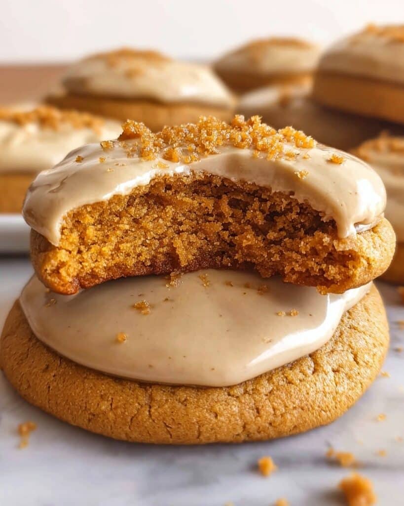 Pumpkin Cookies with Brown Butter Icing Recipe