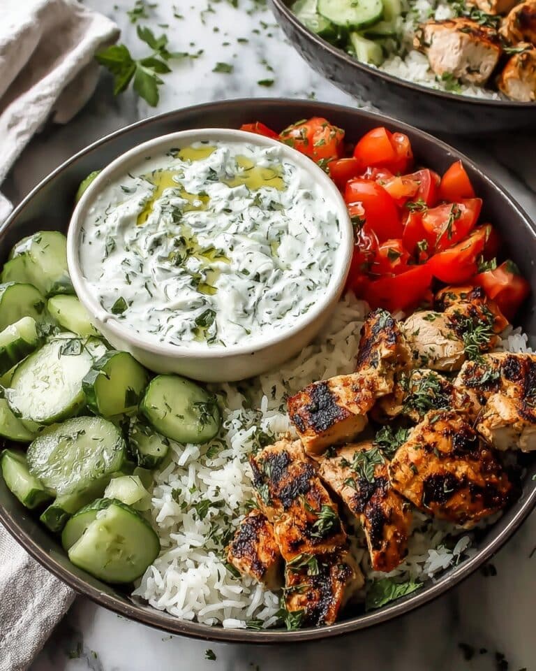 Chicken Tzatziki Bowls Recipe