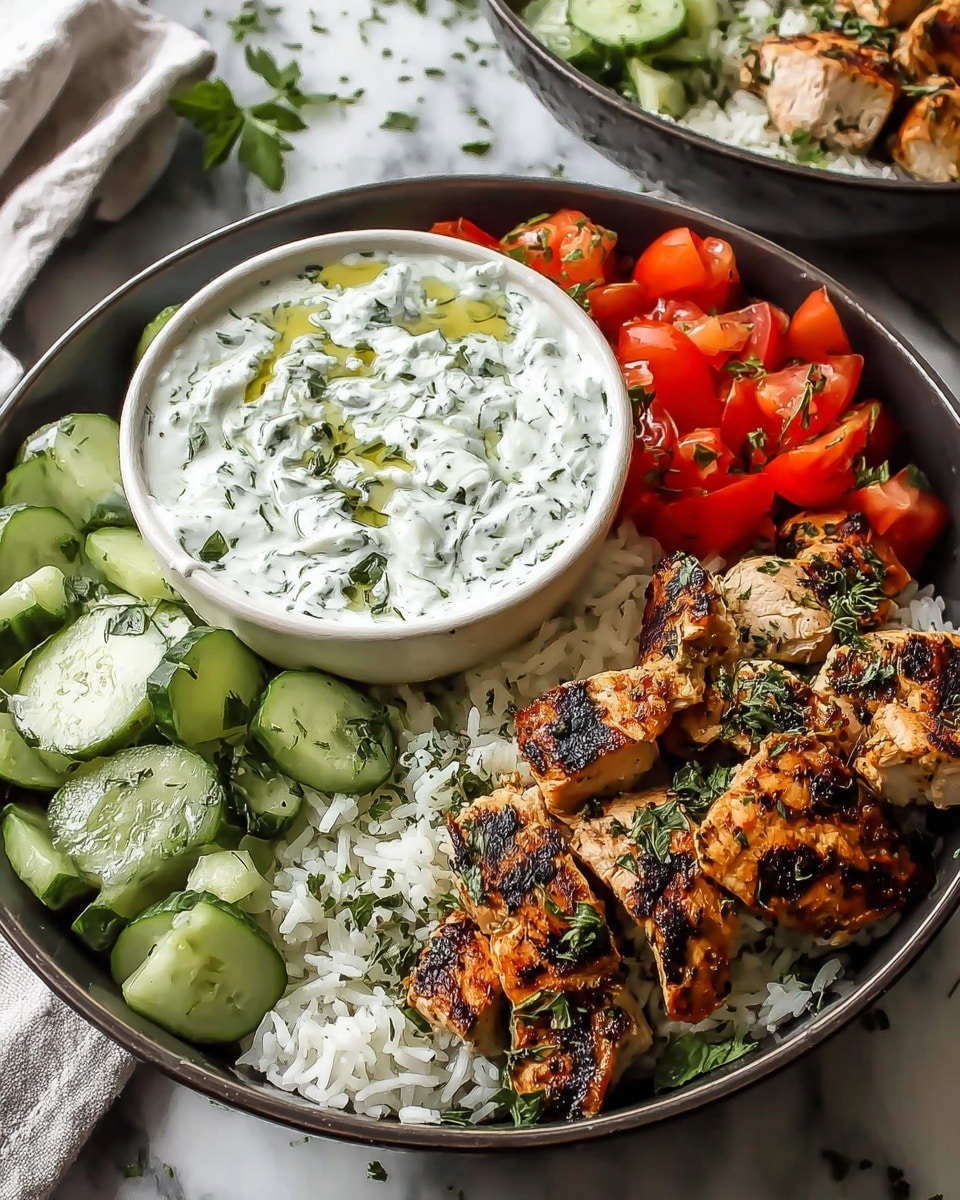 Chicken Tzatziki Bowls Recipe