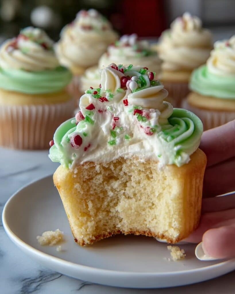 White Chocolate Peppermint Cupcakes Recipe