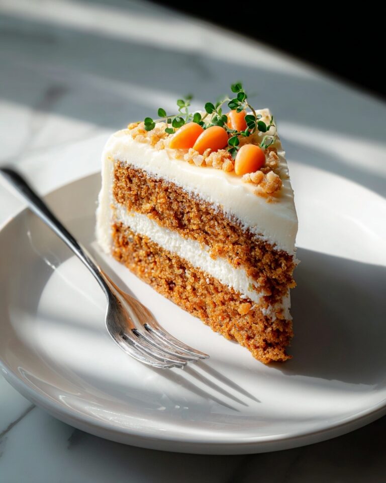 Simple Carrot Cake with Cream Cheese Frosting Recipe
