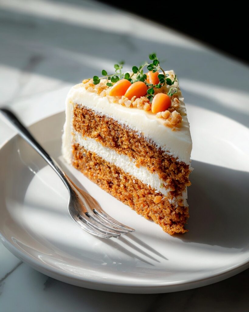 Simple Carrot Cake with Cream Cheese Frosting Recipe