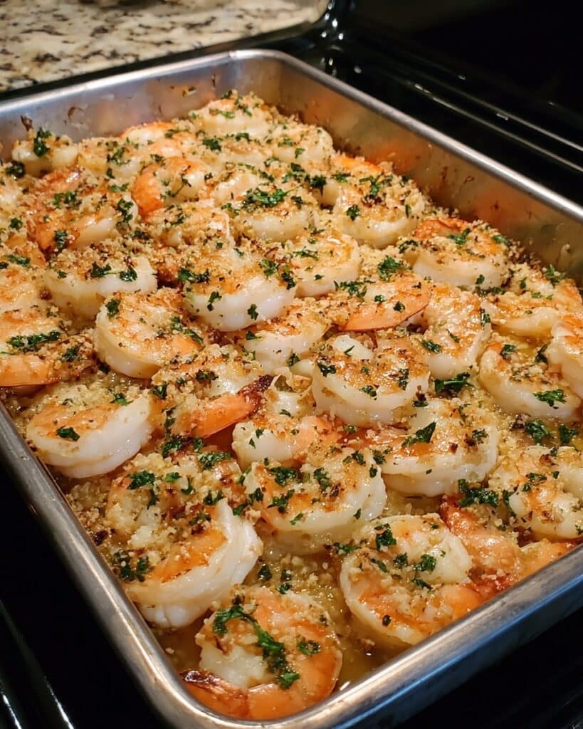 Baked Garlic Parmesan Shrimp Recipe