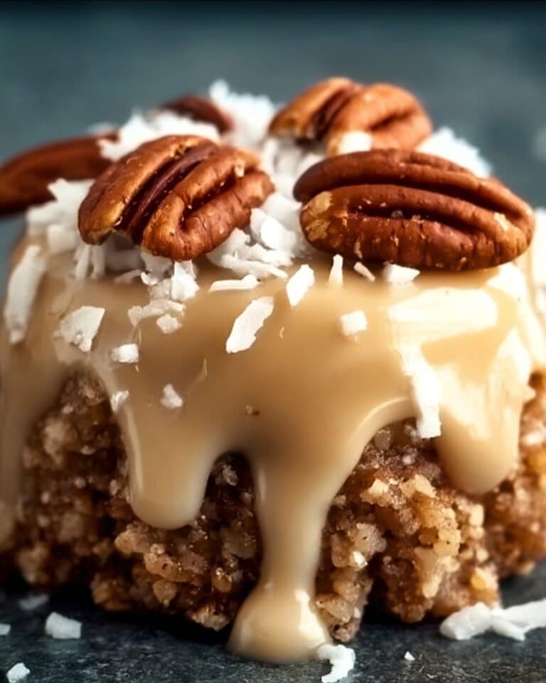 No Bake Pecan Coconut Praline Cookies Recipe