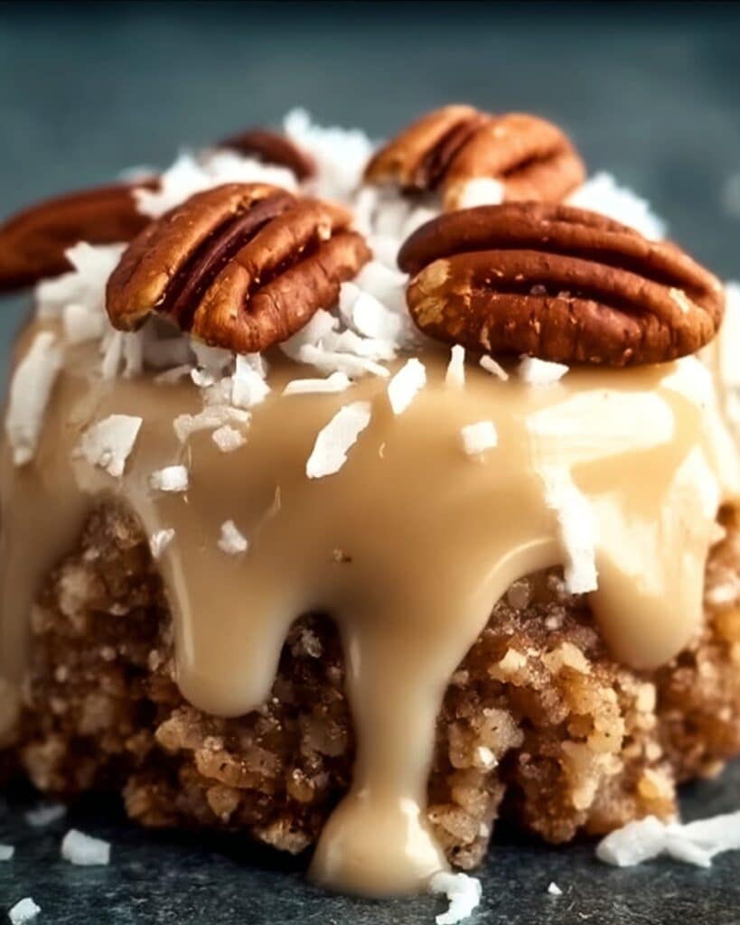 No Bake Pecan Coconut Praline Cookies Recipe