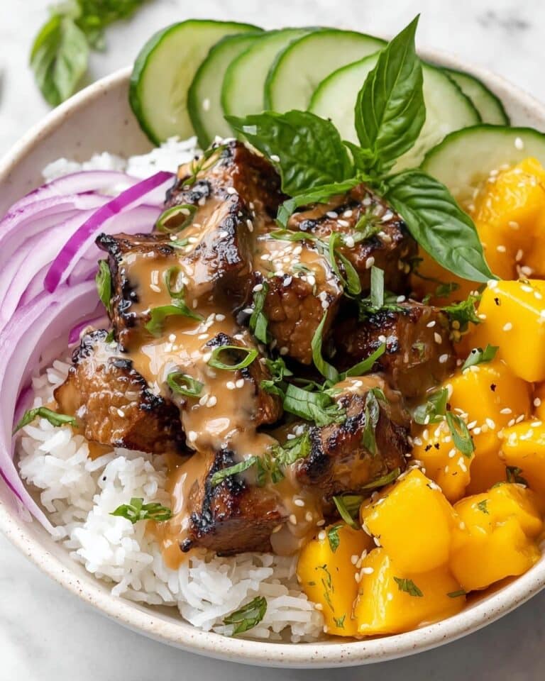 Teriyaki Salmon Rice Bowl with Mango Recipe