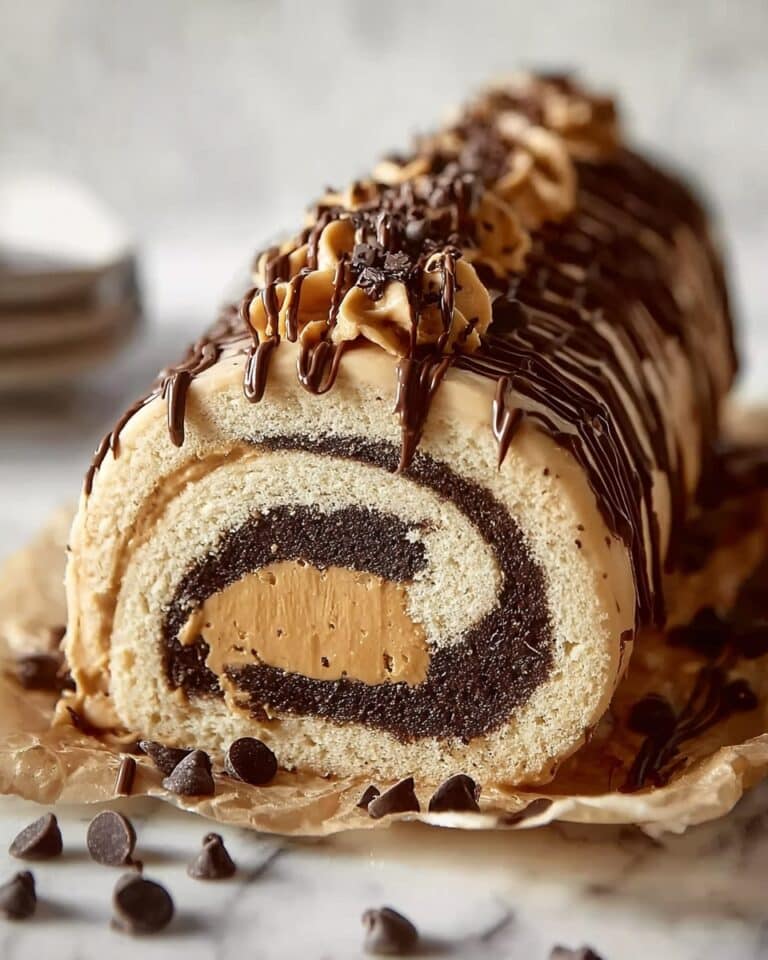 Chocolate Peanut Butter Dream Roll Recipe