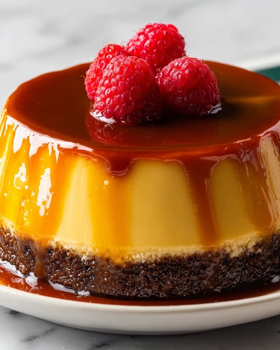 Chocolate Chocoflan with Caramel Sauce Recipe