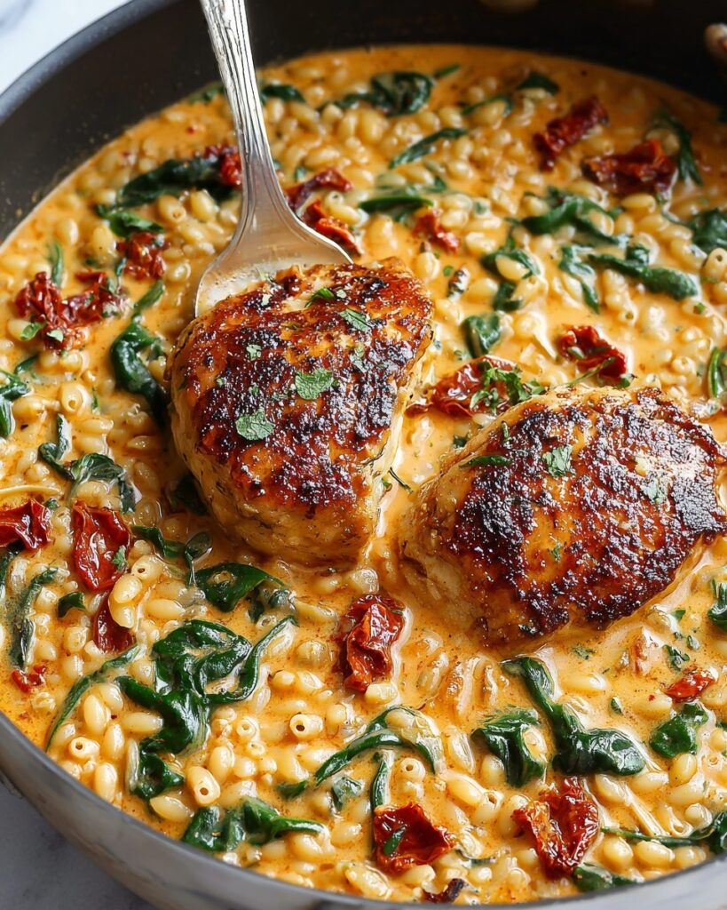 Marry Me Chicken Orzo {One Pot} Recipe