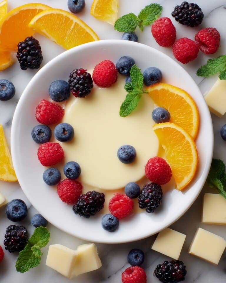 Vanilla Pudding with Fresh Fruit Recipe