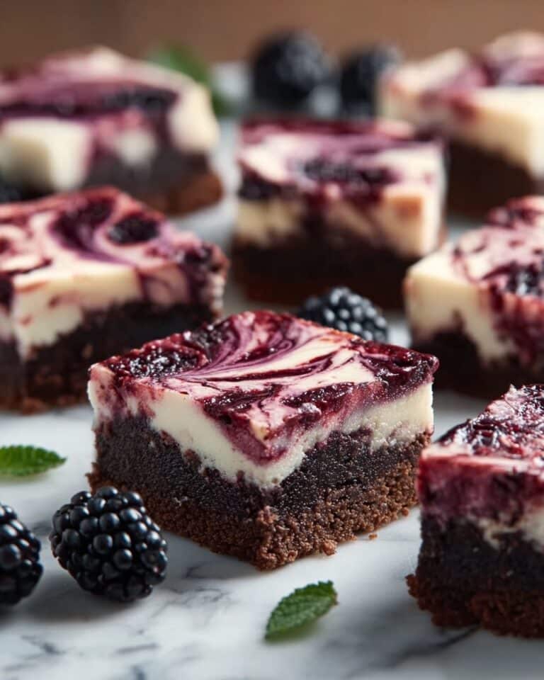 Blackberry Cheesecake Brownies Recipe