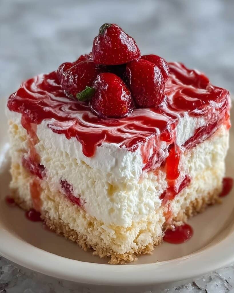 Strawberry Swirl Cheesecake Recipe