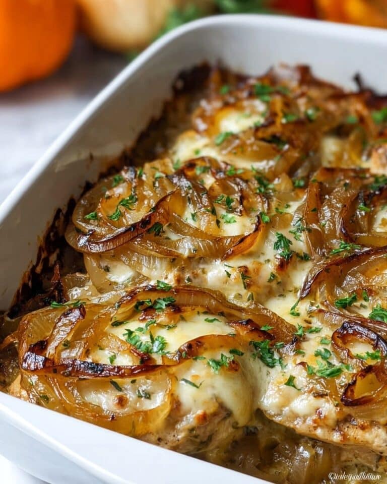 French Onion Chicken and Rice Bake Recipe